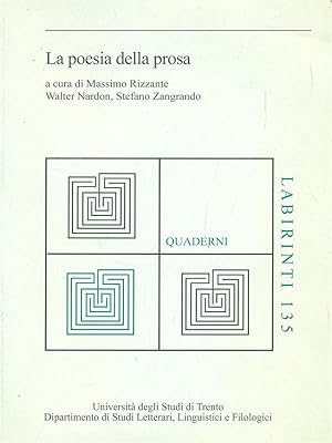 Image du vendeur pour La poesia della prosa mis en vente par Librodifaccia