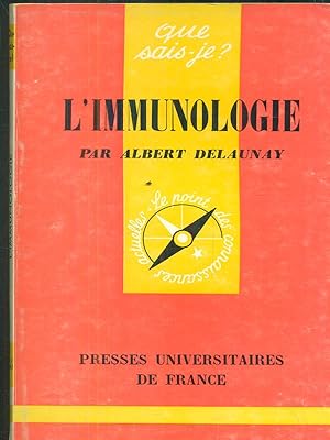 Bild des Verkufers fr L'immunologie zum Verkauf von Librodifaccia