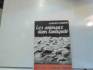 Bild des Verkufers fr Les animaux dans l'antiquit zum Verkauf von JLG_livres anciens et modernes