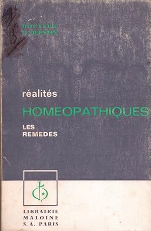 Réalités homéopathiques les remèdes