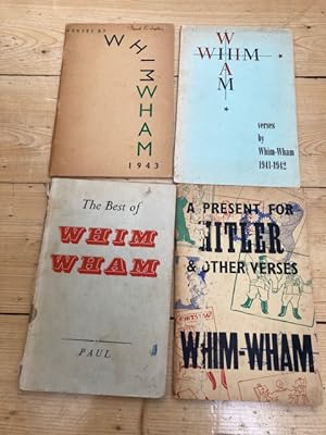 Image du vendeur pour A Present For Hitler, Verses by Whim-Wham 1941-1942, Verses by Whim-Wham 1943 & The Best of Whim-Wham (4 books together). mis en vente par The Book Business (P.B.F.A)