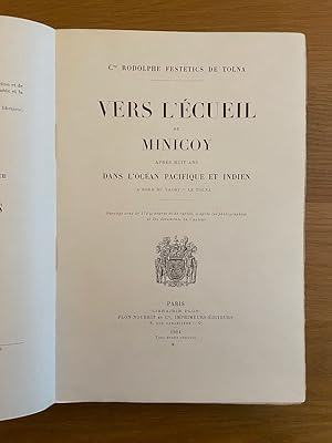 Vers l'écueil de MINICOY après huit ans dans l'Océan Pacifique et Indien à bord du Yacht " Le Tol...