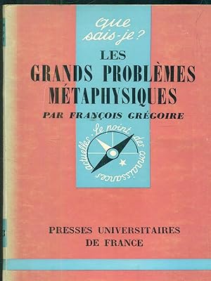 Bild des Verkufers fr Les grands problemes metaphysiques zum Verkauf von Librodifaccia