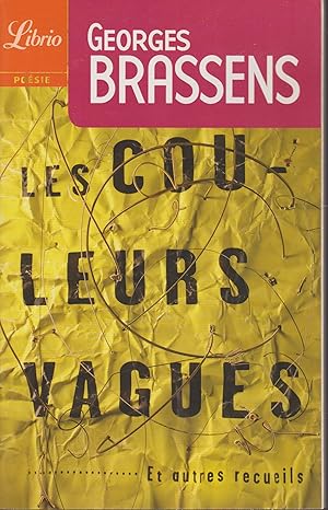 Image du vendeur pour Les Couleurs vagues: et autres recueils mis en vente par Librairie l'Aspidistra