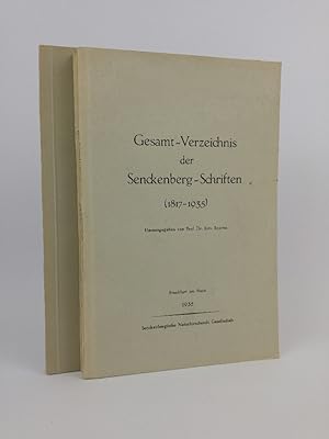 Gesamt-Verzeichnis der Senckenberg-Schriften. - [2 Bände].