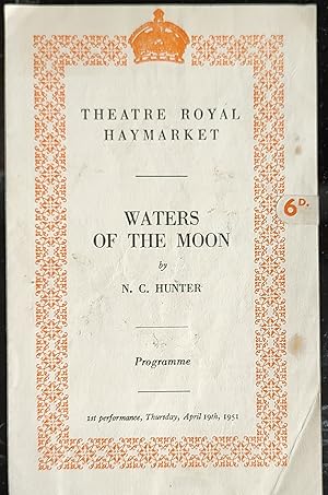 Image du vendeur pour Waters of the Moon - Theatre Programme - Theatre Royal, Haymarket mis en vente par Shore Books