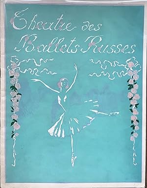 Théâtre des ballets Russes 1935. Le lac des Cygnes.