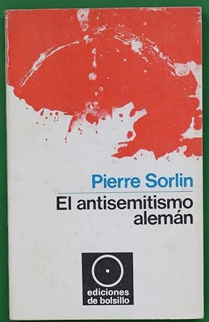 Imagen del vendedor de El antisemitismo alemán a la venta por Librería Alonso Quijano