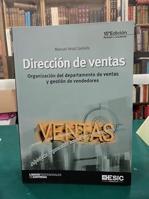 Imagen del vendedor de DIRECCIN DE VENTAS : ORGANIZACIN DEL DEPARTAMENTO DE VENTAS Y GESTIN DE VENDEDORES a la venta por ABACO LIBROS USADOS