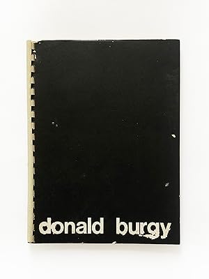 Seller image for Donald Burgy in the Center of Art and Communication for sale by William Allen Word & Image