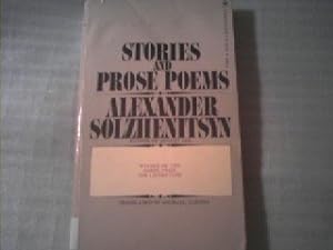 Seller image for Stories and Prose Poems for sale by Redux Books