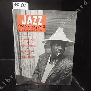 Seller image for Jazz Magazine N 52 : Thelonious Monk - Louis Armstrong - Billie Holiday - Sidney Bechet - . for sale by Librairie-Bouquinerie Le Pre Pnard