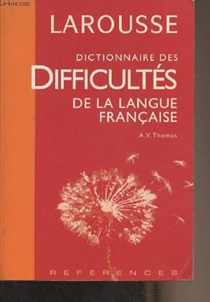 Imagen del vendedor de Dictionnaire des difficults de la langue franaise a la venta por Le-Livre