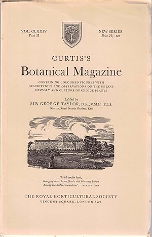 Bild des Verkufers fr Curtis's Botanical Magazine Volume CLXXIV Part II zum Verkauf von Kenneth Mallory Bookseller ABAA