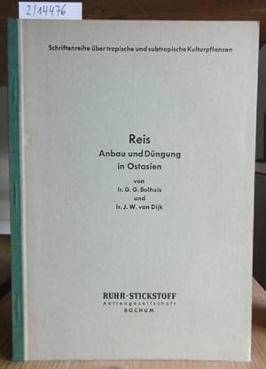 Bild des Verkufers fr Reis. Anbau und Dngung in Ostasien. Hrsg. v.d. Ruhr-Stickstoff AG. zum Verkauf von Versandantiquariat Trffelschwein