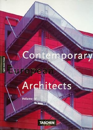 Bild des Verkufers fr Contemporary European Architects, Vol.4: Volume 4 (Big Series : Architecture and Design) zum Verkauf von Antiquariat Buchhandel Daniel Viertel