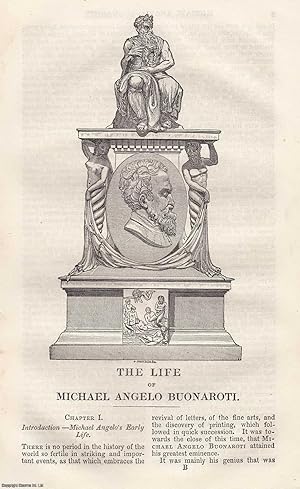 Seller image for The Life of Michael Angelo Buonaroti [Michaelangelo]. Published by [S.D.U.K.] 1833. for sale by Cosmo Books