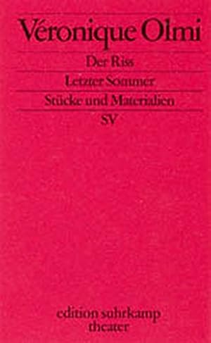 Immagine del venditore per Der Ri. Letzter Sommer. Magali: Stcke und Materialien (edition suhrkamp) venduto da Gabis Bcherlager