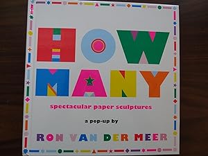 Seller image for How Many? spectacular paper sculptures. A pop-up by Ron Van Der Meer for sale by Barbara Mader - Children's Books