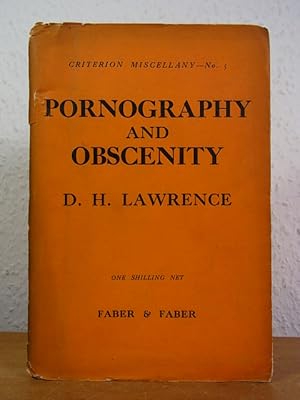 Seller image for Pornography and Obscenity (Criterion Miscellany No. 5) for sale by Antiquariat Weber