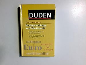 Schülerduden, Rechtschreibung und Wortkunde : [das Rechtschreibwörterbuch für die Sekundarstufe I...