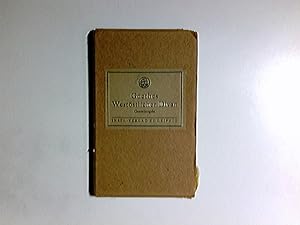 Seller image for West-stlicher Divan. Gesamtausgabe Goethe. [Hrsg. von Hans Gerhard Grf] for sale by Antiquariat Buchhandel Daniel Viertel