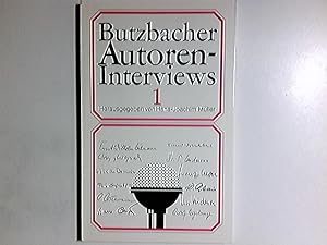 Immagine del venditore per Butzbacher Autoren-Interviews; Teil: 1 venduto da Antiquariat Buchhandel Daniel Viertel