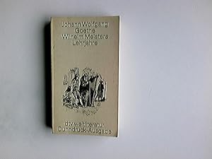 Bild des Verkufers fr Wilhelm Meisters Lehrjahre. Johann Wolfgang Goethe. [Mit e. Nachw. von Gnther Fetzer u.d. Anm. d. Hamburger Ausg. von Erich Trunz. Gekrzt, fr d. Taschenbuch-Ausg. bearb. u. erg. von Gnther Fetzer] / dtv ; 2026 : dtv-Weltliteratur : Dnndr.-Ausg. zum Verkauf von Antiquariat Buchhandel Daniel Viertel