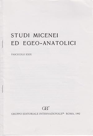 Imagen del vendedor de Collazioni di sigilli reali ittiti. [Da: Studi Micenei ed Egeo-Anatolici, Fasc. 29]. a la venta por Fundus-Online GbR Borkert Schwarz Zerfa