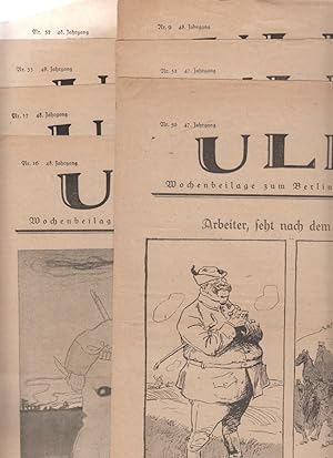 ULK. Wochenbeilage zum Berliner Tageblatt. [7 Ex. zus.].