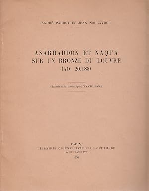 Imagen del vendedor de Asarhaddon et Naqi'a sur un bronze du Louvre (AO 20.185). [Du: Syria, Tome 33, 1956]. a la venta por Fundus-Online GbR Borkert Schwarz Zerfa