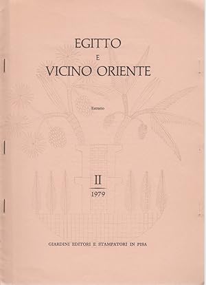 Bild des Verkufers fr Nota sull'evoluzione del costume paleosiriano. [Da: Egitto e Vicino Oriente, Vol. 2, 1979]. zum Verkauf von Fundus-Online GbR Borkert Schwarz Zerfa