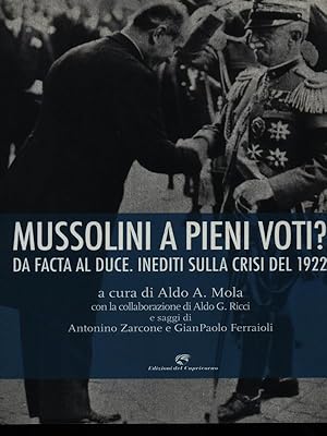 Bild des Verkufers fr Mussolini a pieni voti? zum Verkauf von Librodifaccia