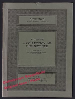 Catalogue of Collection of Fine Netsuke: Wednesday, 9th May, 1979 - Sotheby's Staff