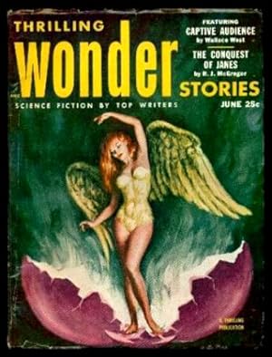 Imagen del vendedor de THRILLING WONDER STORIES - Volume 42, number 32 - June 1953 a la venta por W. Fraser Sandercombe