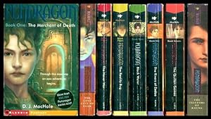 Image du vendeur pour PENDRAGON: The Merchant of Death; The Lost City of Faar; The Never War; The Reality Bug; Black Water; The Rivers of Zadaa; The Quillon Games; The Pilgrims of Rayne mis en vente par W. Fraser Sandercombe