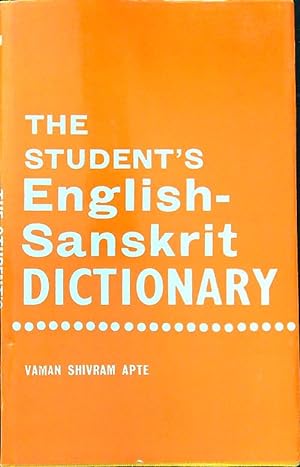 Seller image for The student's english-sanskrit dictionary for sale by Miliardi di Parole