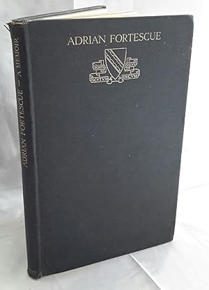 Bild des Verkufers fr Adrian Fortescue, A Memoir. zum Verkauf von Addyman Books