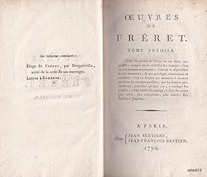 Image du vendeur pour Oeuvres de Frret. (quatre tomes). mis en vente par Apart