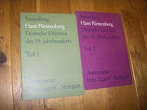 Sammlung Hans Fürstenberg. Deutsche Literatur des 19. Jahrhunderts. Romantik, Junges Deutschland,...