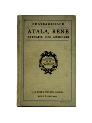 Bild des Verkufers fr Atala, Rene: Extraits Des Memoires zum Verkauf von World of Rare Books