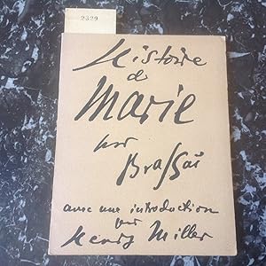 Histoire de MARIE introduction par Henry MILLER