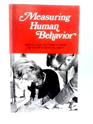 Image du vendeur pour Measuring Human Behavior mis en vente par World of Rare Books