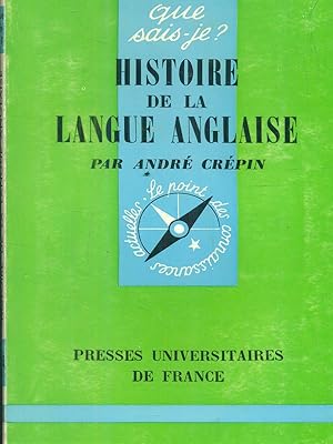 Seller image for Histoire de la langue anglaise for sale by Librodifaccia