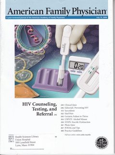 American Family Physician Vol 70 No. 2 July 15, 2004: HIV Counseling, Testing and Referral