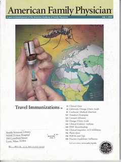 American Family Physician Vol 70 No. 1 July 1, 2004: Travel Immunizations
