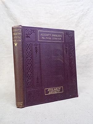 Seller image for EMBLEMATUM FLUMEN ABUNDANS; OR, ALCIAT'S EMBLEMS IN THEIR FULL STREAM. BEING A FACSIMILE REPRINT OF THE LYONS EDITION BY BONHOMME, 1551; AND OF TITLES OF SIMILAR EDITIONS 1548-1551. for sale by Gage Postal Books