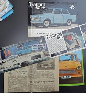 Konvolut - Werbeflyer Trabant 601-H (III/29/1 Ag 21/2/018/66) Werbebroschüre/ -plakat Trabant 601...