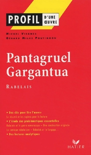 Image du vendeur pour Pantagruel - gargantua de rabelais - Michel Viegnes mis en vente par Book Hmisphres