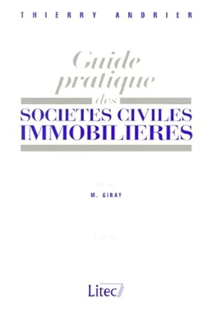 Seller image for Soci?t?s civiles immobili?res 4e ?dition - Thierry Andrier for sale by Book Hmisphres